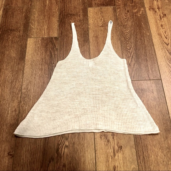 American Eagle Outfitters Tops - GUC American Eagle Oatmeal Knit Tank (Adult Extra Small)